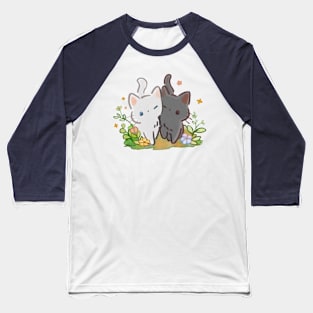 BFF Cats Baseball T-Shirt